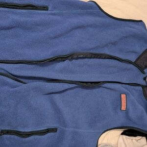 Vineyard Vines Blue Fleece Vest